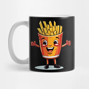 kawaii french fries T-Shirt cute ,potatofood funny Mug